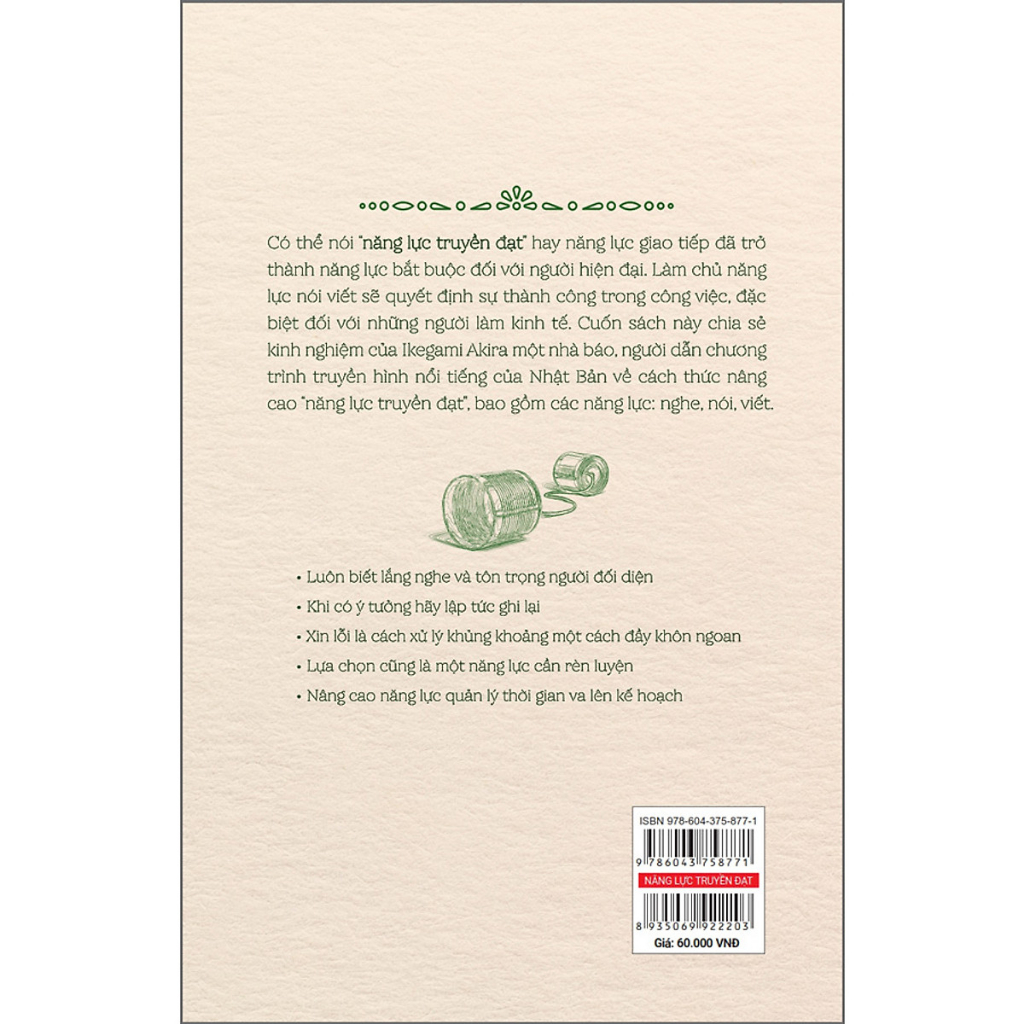 Sách - Năng Lực Truyền Đạt - Làm Chủ năng Lực Nói,Viết,Nghe