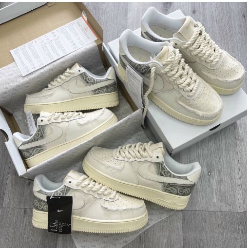 Giày _Nike Air Force 1 thổ cẩm, AF1 Travis bigbag dây thừng hàng SC trung bản Cao Cấp nam nữ, Full Box