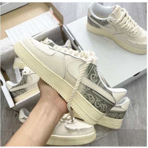 Giày _Nike Air Force 1 thổ cẩm, AF1 Travis bigbag dây thừng hàng SC trung bản Cao Cấp nam nữ, Full Box