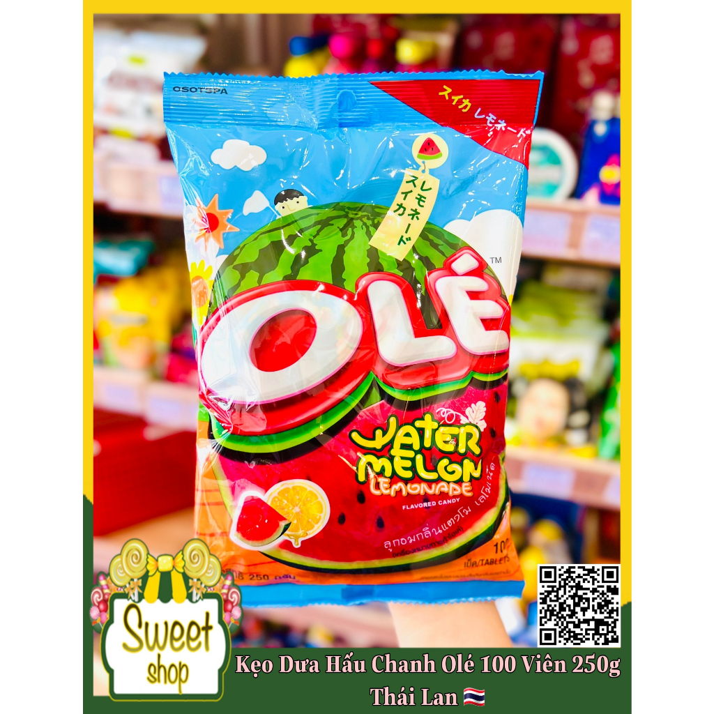 🍋🍉 Kẹo ole chanh dưa hấu - Thái Lan 🇹🇭🇹🇭