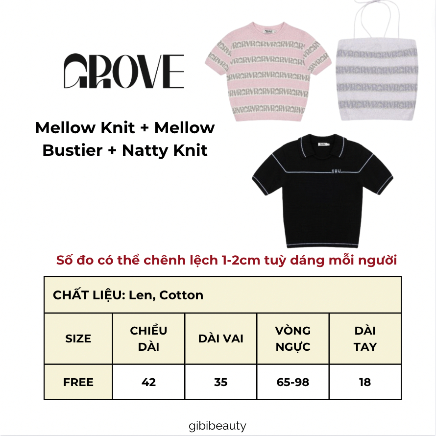 Áo len GROVE Mellow Knit