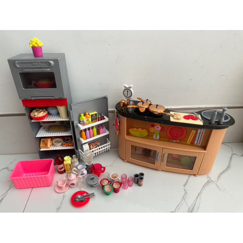 Set đồ dùng vật dụng nhà bếp Barbie
