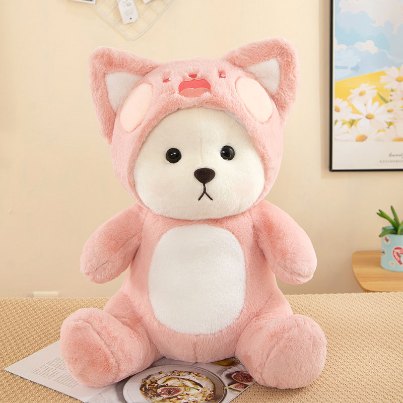 Gấu Bông Lena Cosplay Gấu Dâu Tây Lotso Đội Mũ Lena Khủng Long Lena Gấu Trúc Quà Tặng Cao Cấp - Babi mama - G121