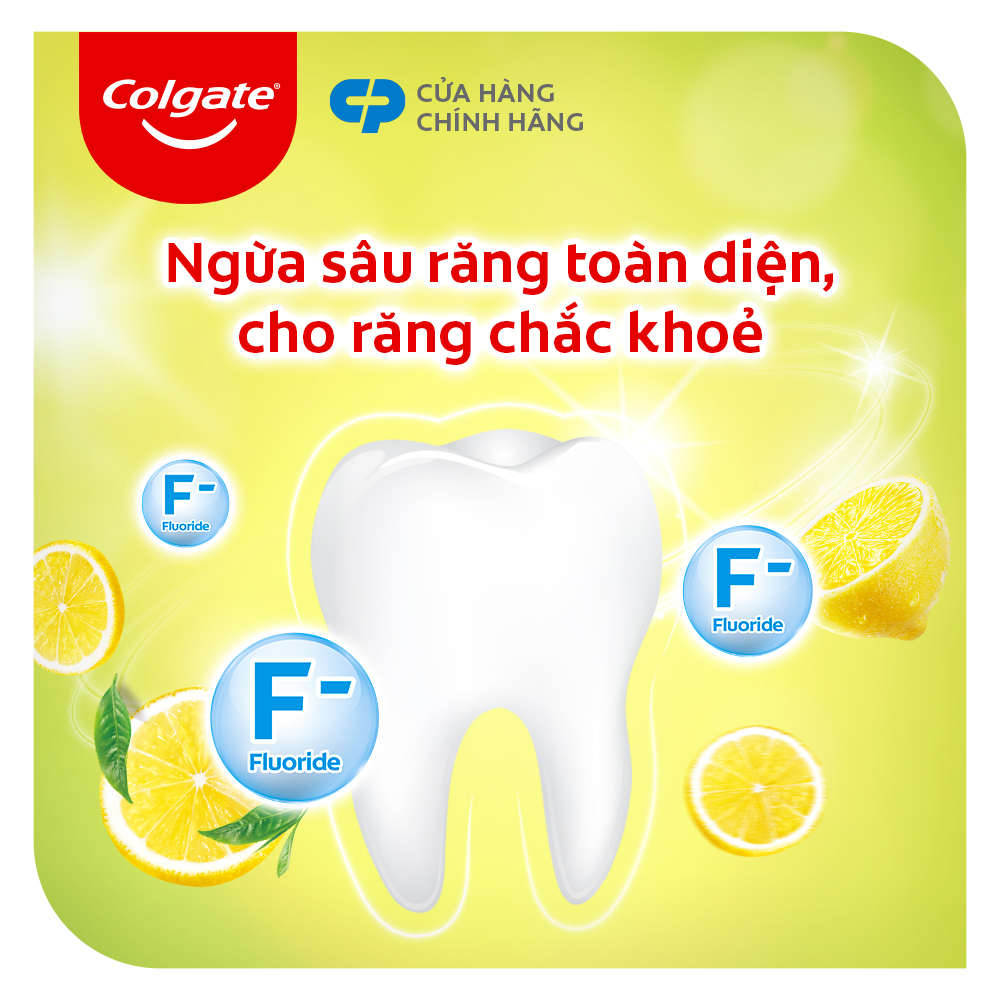 Bộ 6 Kem đánh răng Colgate Vitamin C thơm mát 170g/ tuýp