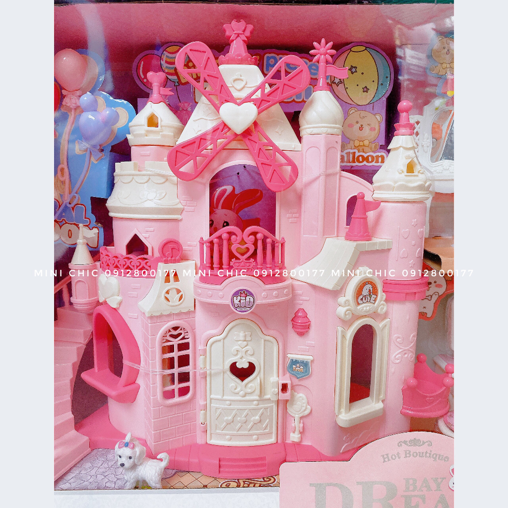 Đồ chơi nhà búp bê, Lâu đài búp bê, Nhà thỏ, Xe ô tô búp bê,,, cho bé gái siêu xinh