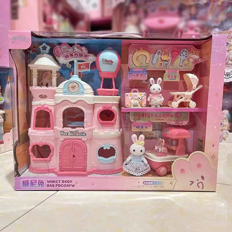 Đồ chơi nhà búp bê, Lâu đài búp bê, Nhà thỏ, Xe ô tô búp bê,,, cho bé gái siêu xinh