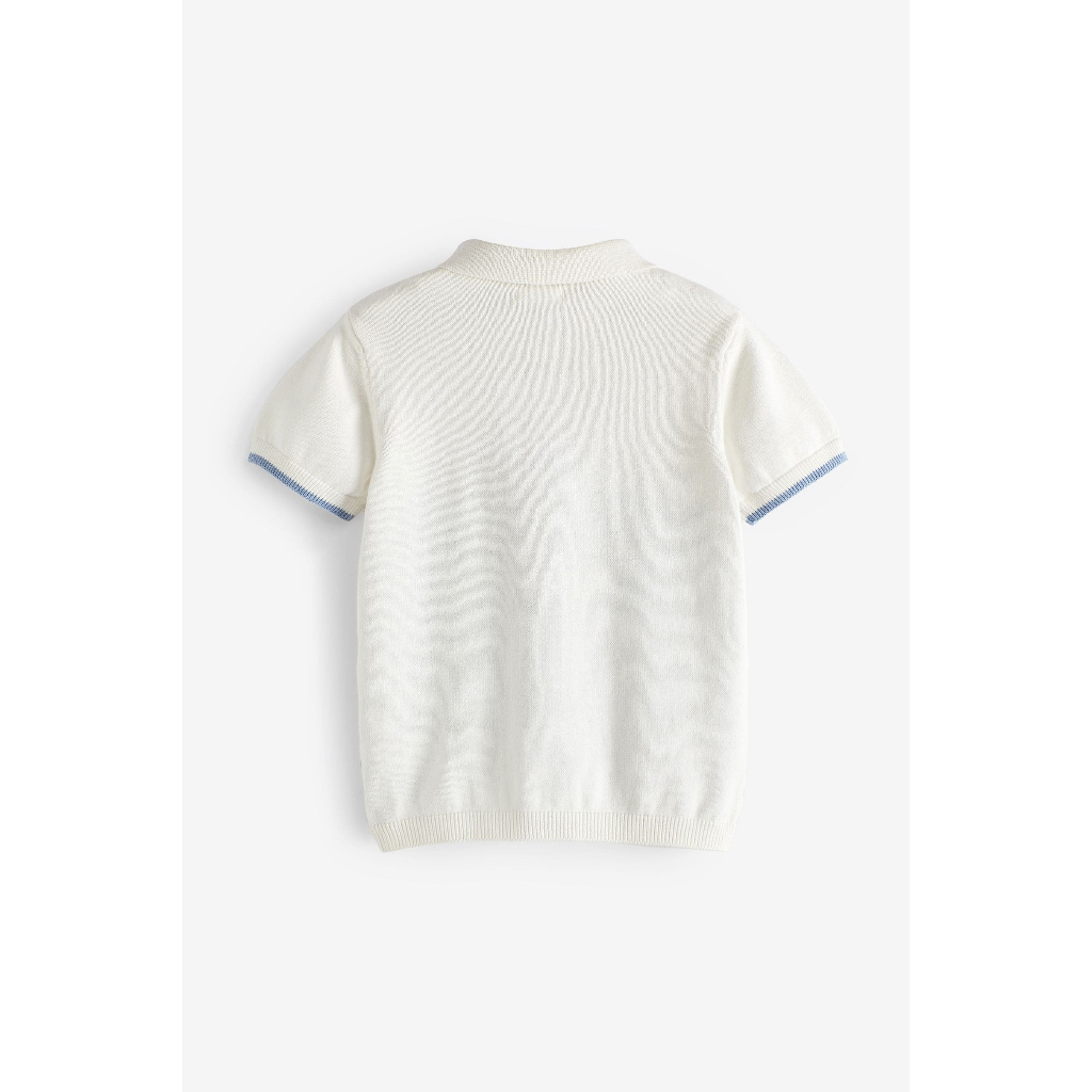 Áo po.lo Nex.t thêu họa tiết rất cưng cho bé trai size 5-6Y