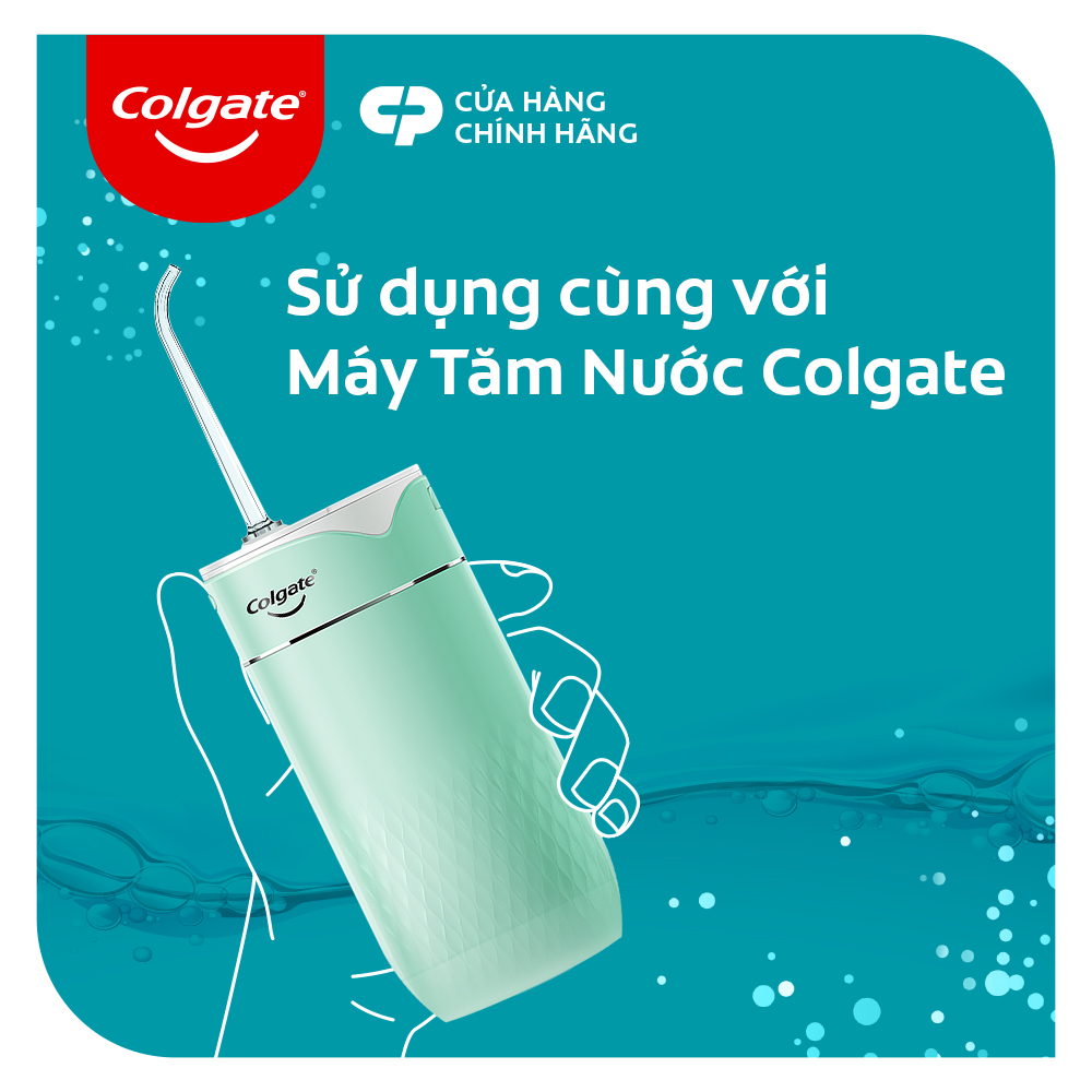 Bộ 2 đầu tăm nước Colgate thay thế - Phụ kiện cho máy tăm nước Colgate nhỏ gọn, bỏ túi