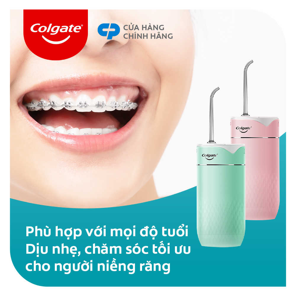 Bộ 2 đầu tăm nước Colgate thay thế - Phụ kiện cho máy tăm nước Colgate nhỏ gọn, bỏ túi