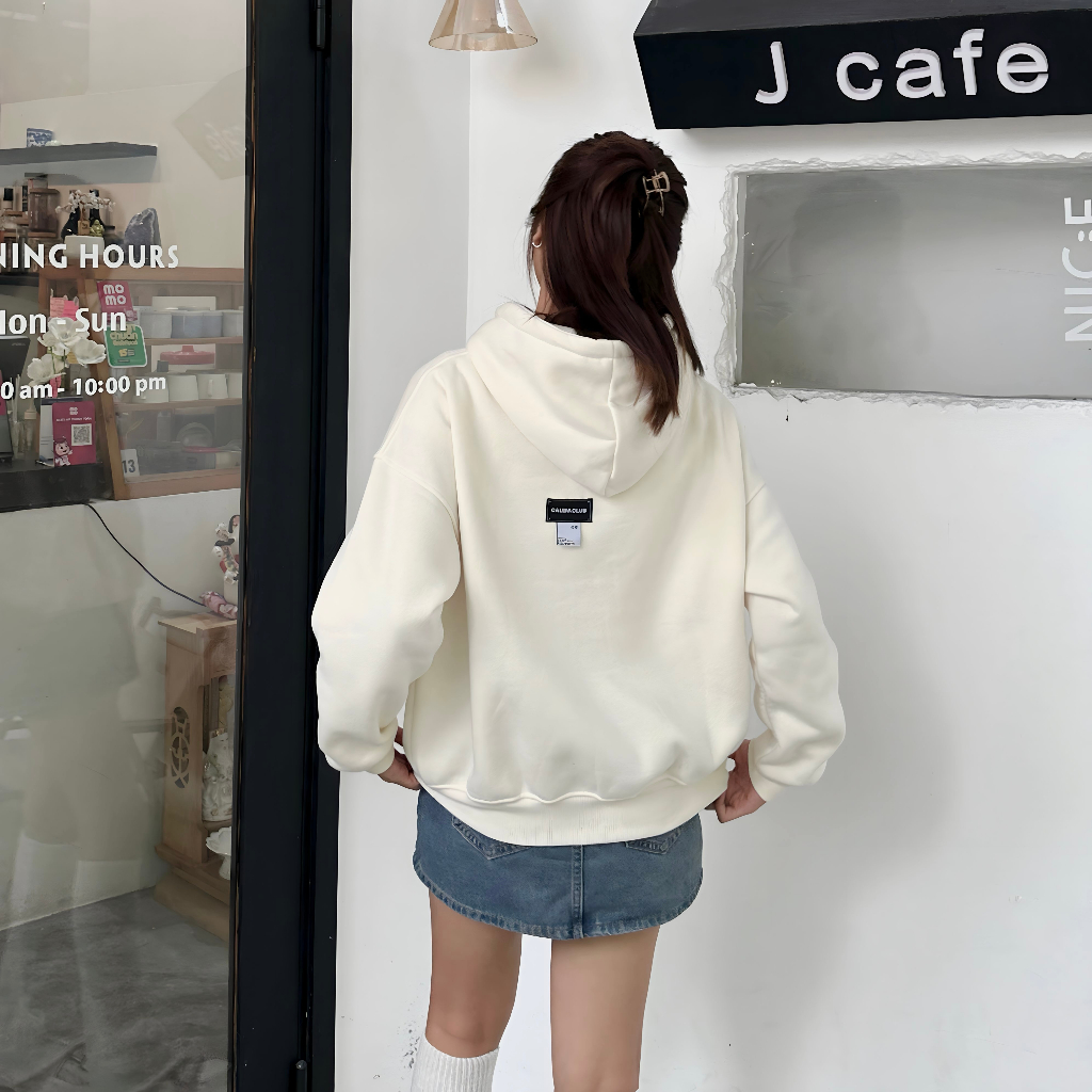 Calem Club - Áo Hoodie chui đầu nỉ lót bông FALL WINTER form BOXY unisex | BigBuy360 - bigbuy360.vn