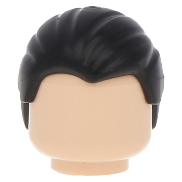 LEGO Tóc Vuốt Ngược Từ Trước Ra Sau, Màu Đen  ID 4654944 92081