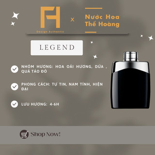 Nước hoa nam legend edt chiết 10ml, 20ml - nước hoa thế hoàng