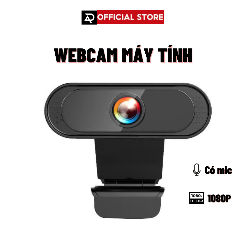 Webcam máy tính ADATA có mic full hd 1080p full box siêu nét dùng cho pc laptop