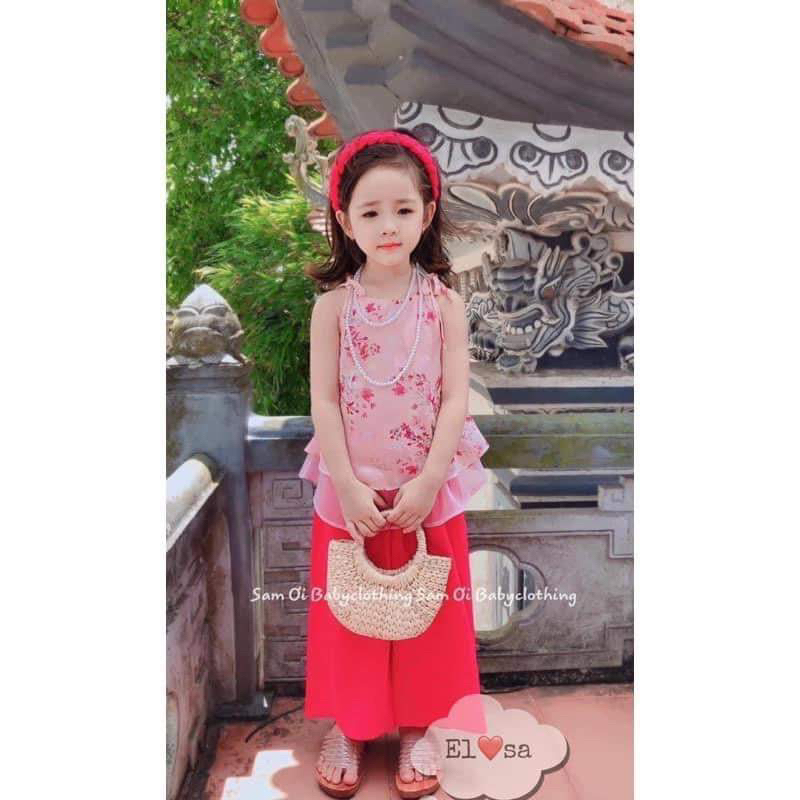 SET yếm hoa nhí 3 chi tiết