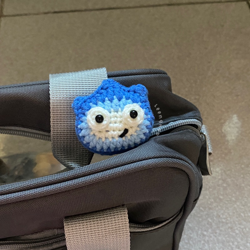 Móc khoá quỷ lửa hoạt hình bằng len | Calcifer crochet