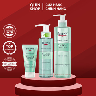 Sữa Rửa Mặt Kiềm Dầu, Giảm Mụn Eucerin Pro Acne Solution Cleansing Gel