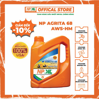 Dầu thủy lực máy nông nghiệp NP AGRITA 68 HL/HM CAN 6L