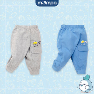 Quần Jogger cho bé Mompa 6 tháng - 4 tuổi cotton bo ống giữ ấm thu đông 822