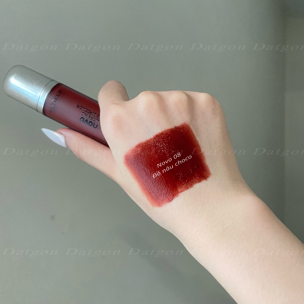 Son Novo Đỏ Nâu Dạng Lỏng Màu Sắc Thời Trang Nội Địa Trung