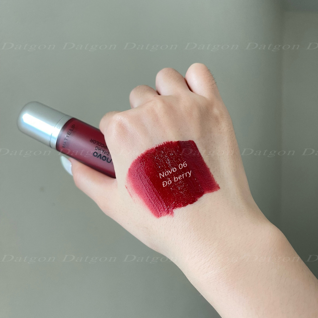 Son Novo Đỏ Nâu Dạng Lỏng Màu Sắc Thời Trang Nội Địa Trung