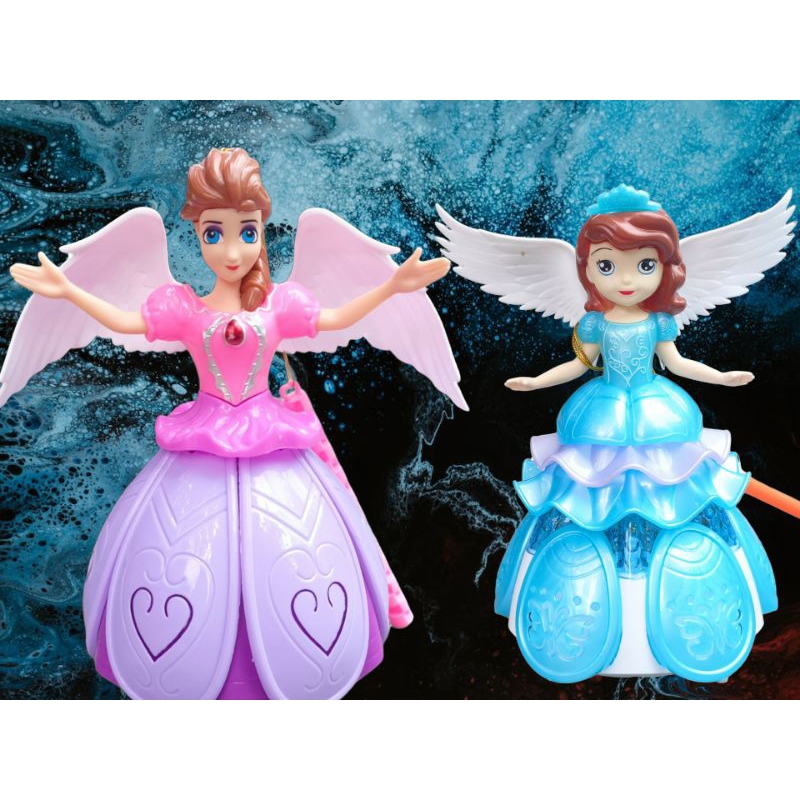 Lồng đèn cho bé gái có nhạc đèn lồng búp bê Elsa công chúa bạch tuyết quà tặng trung thu cho bé gái