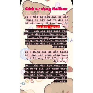 🎀Nail box, móng up thiết kế thạch nơ A318🎀