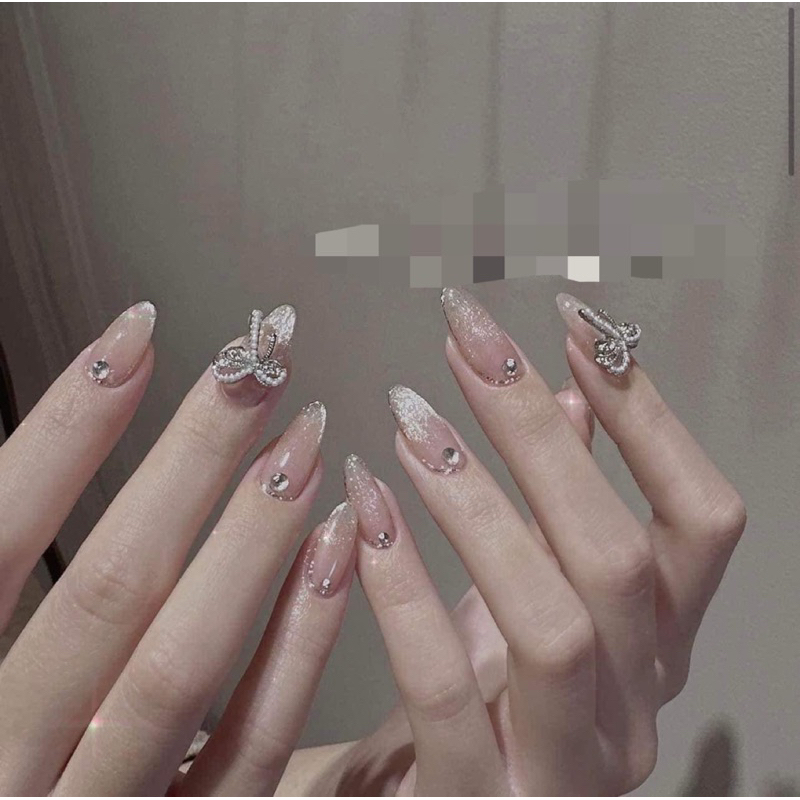 🎀Nail box, móng up thiết kế thạch nơ A318🎀