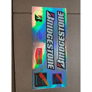 Bộ tem dán xe đạp Bridgestonee new