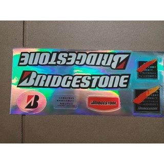 Bộ tem dán xe đạp Bridgestonee new