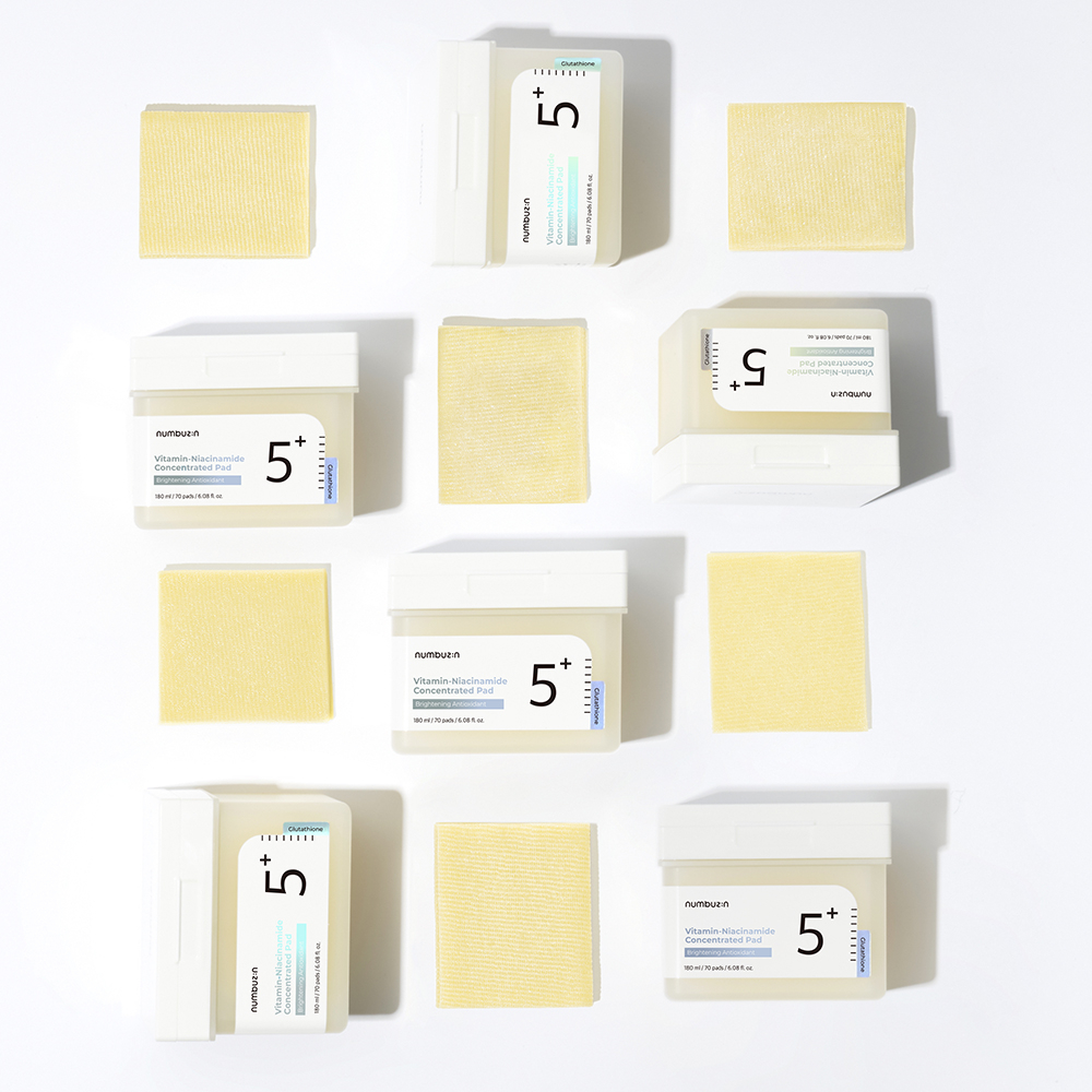 Toner pad sáng da Numbuzin Vitamin - Niacinamide Concentrated Pad
