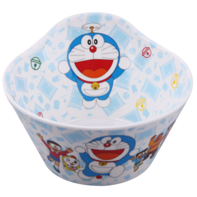 Bộ Đồ Dùng Ăn Dặm Tô Chén Khay Ly Hình Doraemon Đáng Yêu Cho Bé