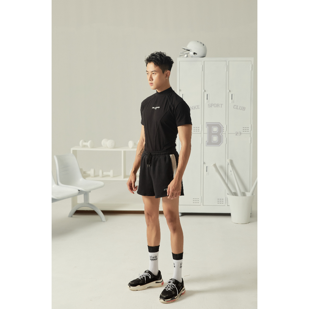 BLANKESPACE Áo Turt Tee Vải Cotton Co Giãn 4 Chiều Thấm Hút Tốt Nam Nữ Unisex