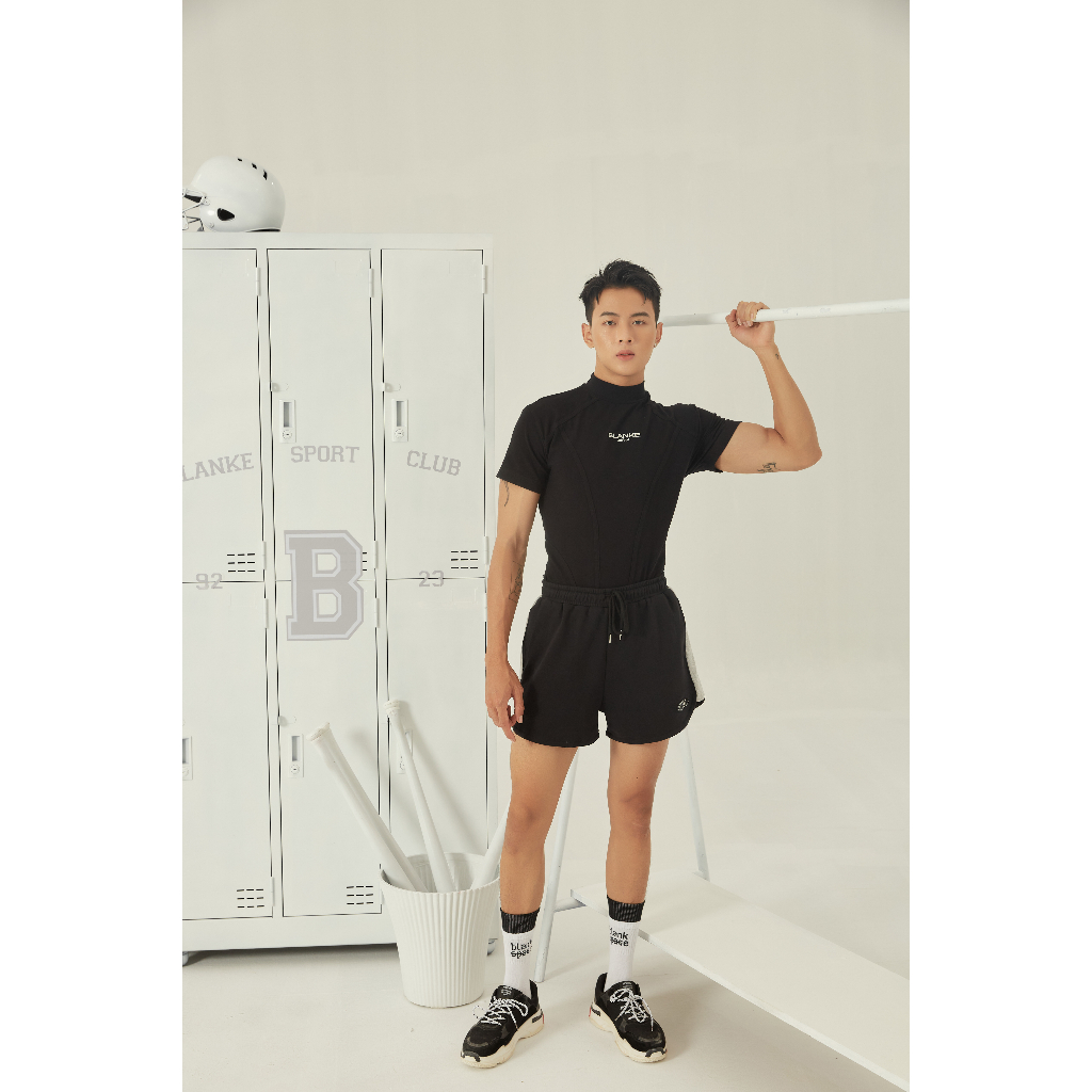 BLANKESPACE Áo Turt Tee Vải Cotton Co Giãn 4 Chiều Thấm Hút Tốt Nam Nữ Unisex
