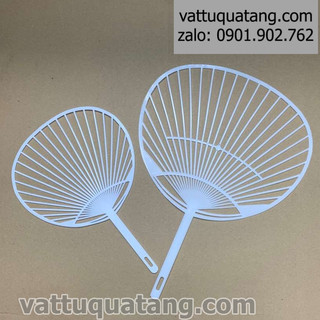 [HCM] Combo 100 cái Phôi nan quạt nhựa, quạt quảng cáo size lớn và nhỏ