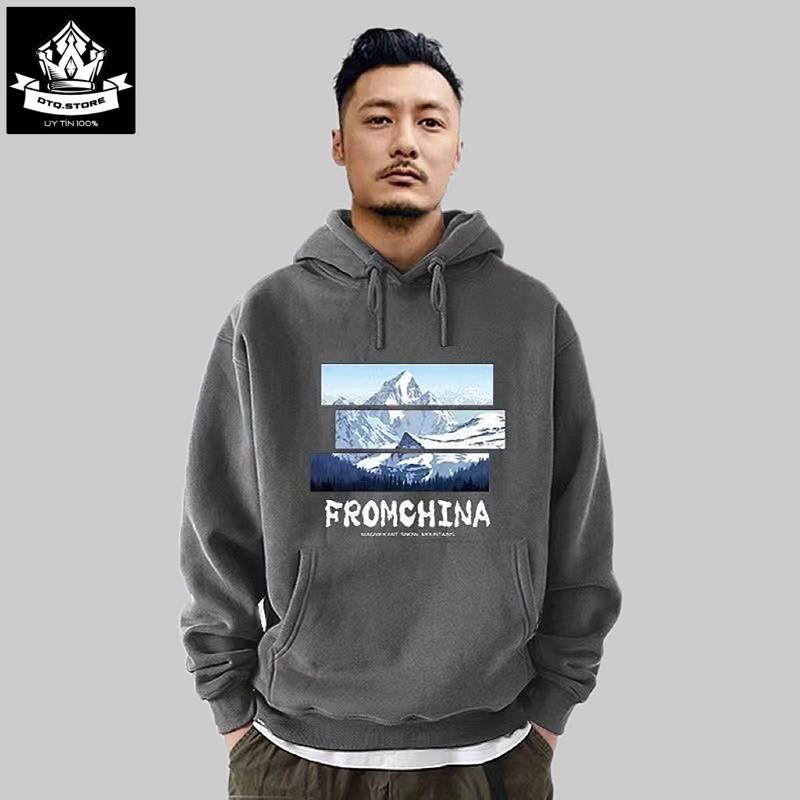 Áo Hoodie From Rộng Unisex Áo Hoodie Nam Nữ  Chất Liệu Vải Nỉ Hàn Cao Cấp T10