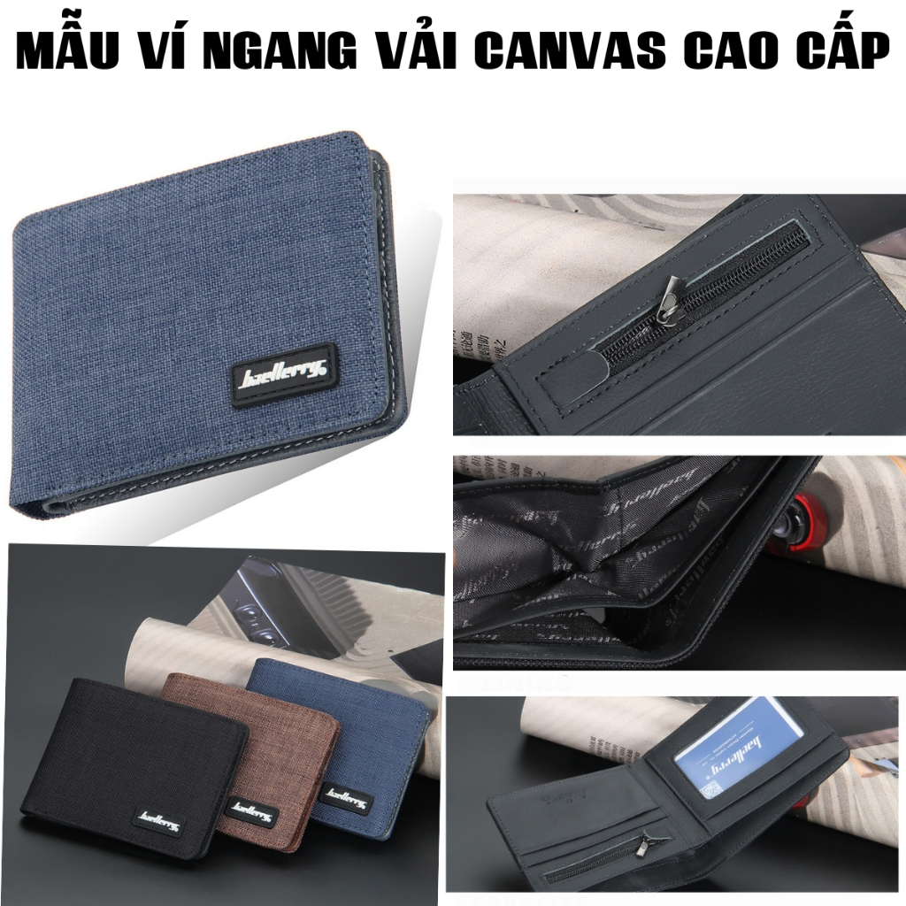 Bóp ví nam thời trang da pu cao cấp