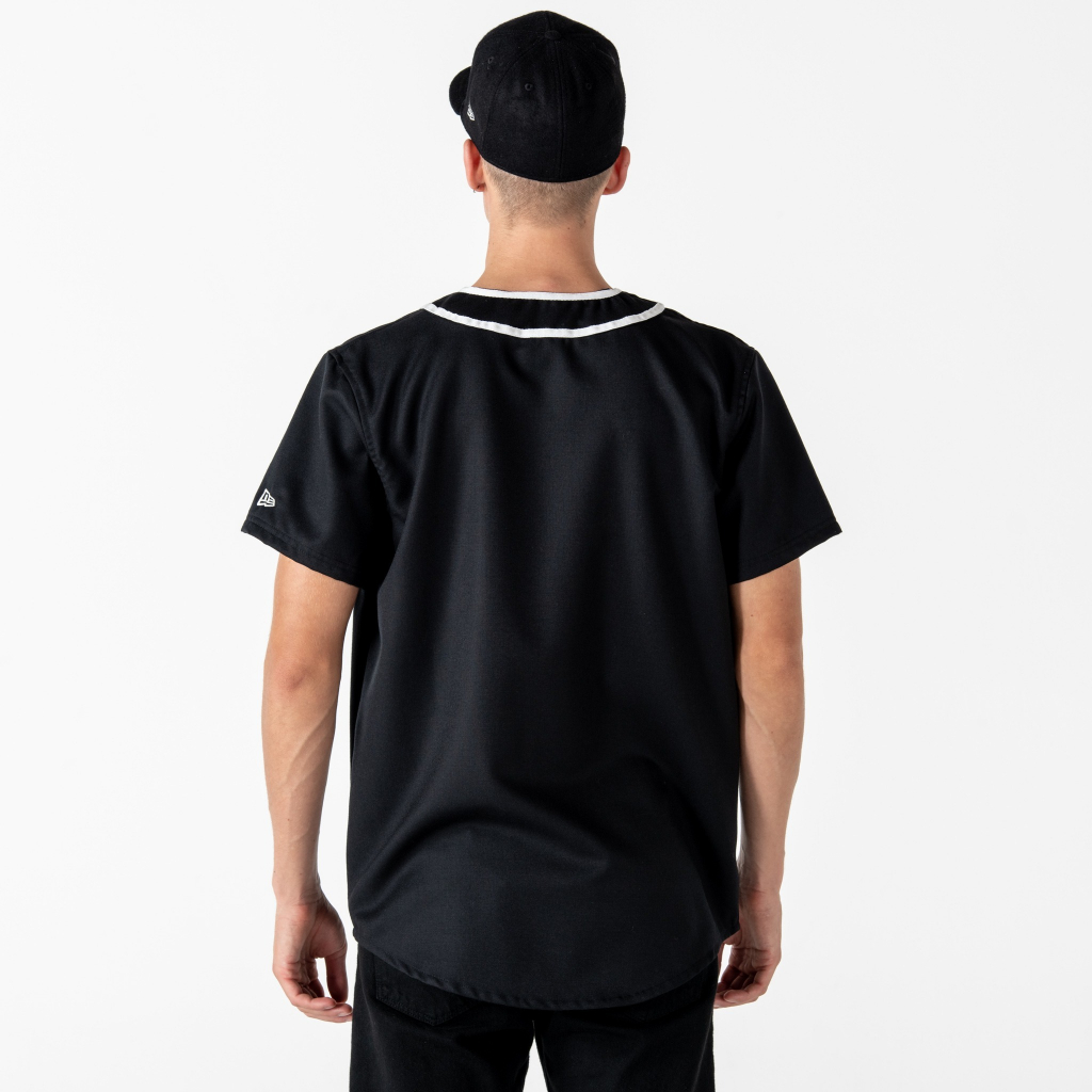 Áo New Era - Sơ Mi - Icons Black Jersey - Đen - Code: 12195352
