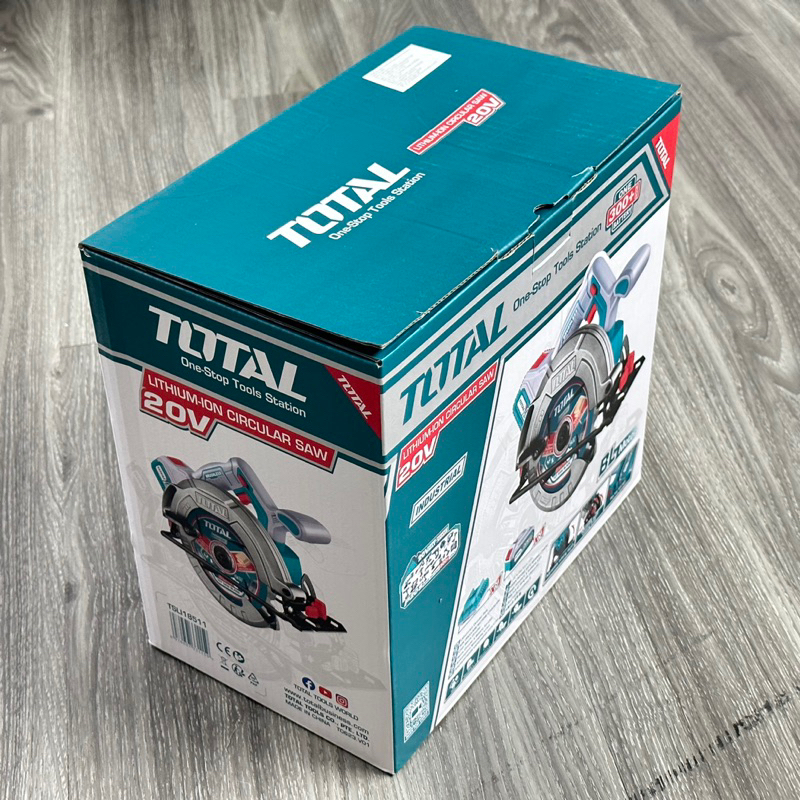 Máy cưa gỗ / cưa đĩa 185mm dùng pin Lithium 20V Total Brushless motor TSLI18511