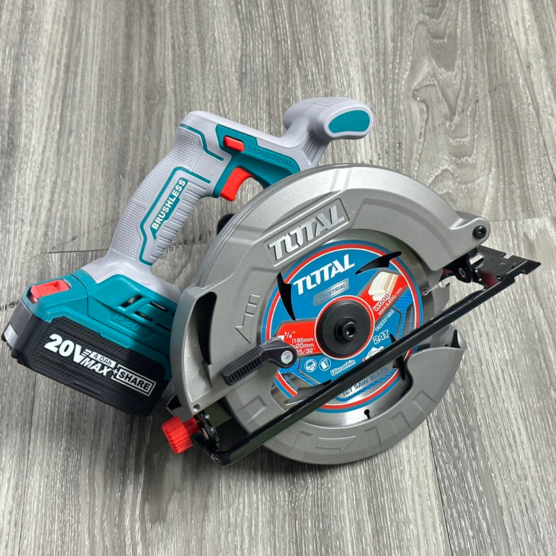 Máy cưa gỗ / cưa đĩa 185mm dùng pin Lithium 20V Total Brushless motor TSLI18511