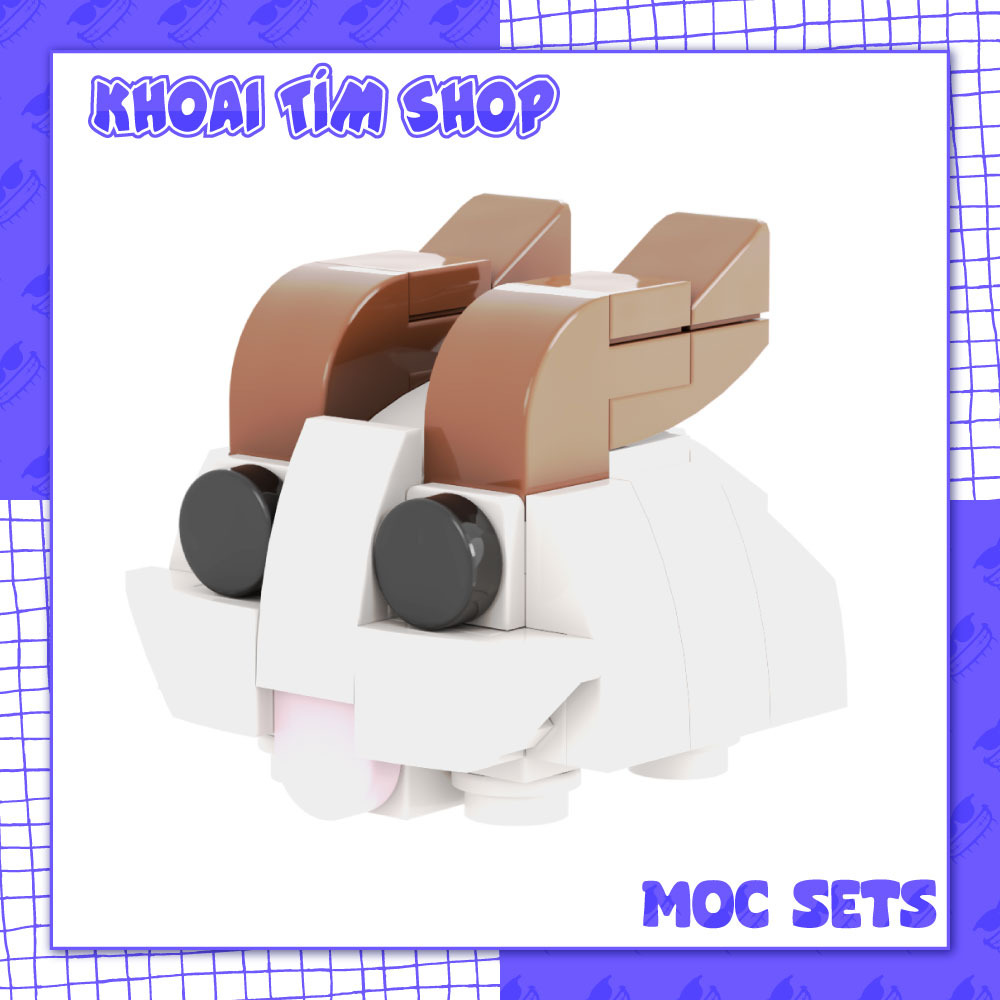 Đồ Chơi Mô Hình Lắp Ráp MOC003 - Bông Tuyết ARAM Poro Game Liên Minh Huyền Thoại MOC 55+ Mảnh
