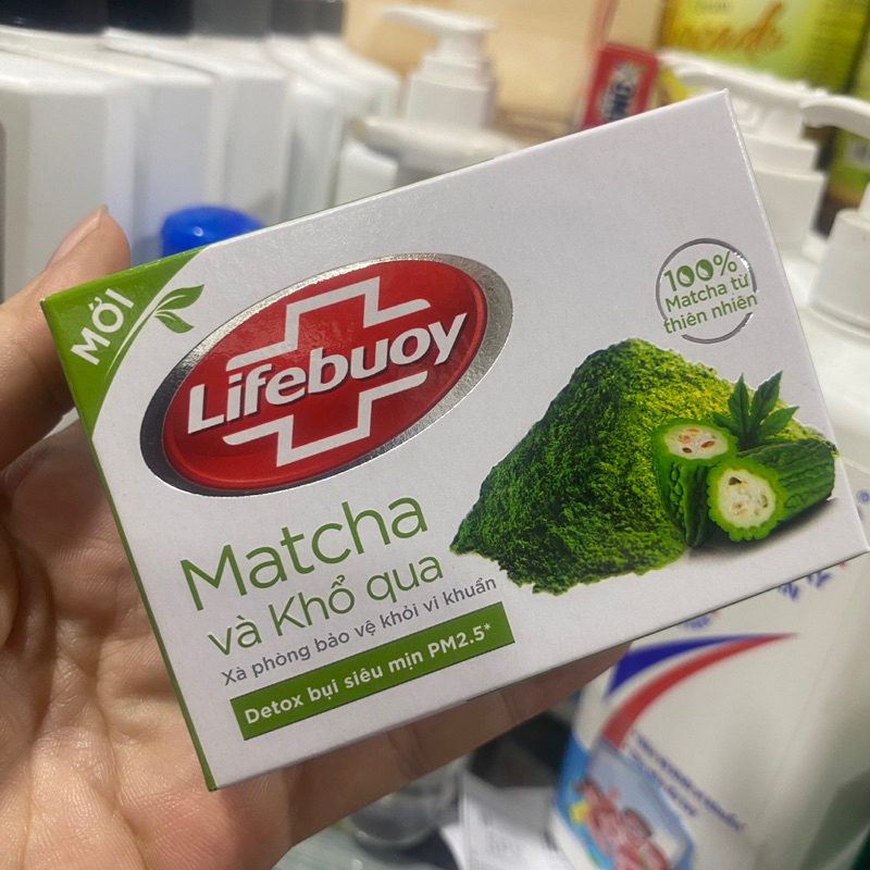 Xà Bông Cục Lifebuoy Bảo Vệ Vượt Trội , chăm sóc da, Thiên nhiên, mát lạnh 90g