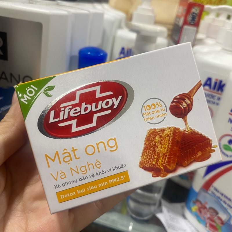 Xà Bông Cục Lifebuoy Bảo Vệ Vượt Trội , chăm sóc da, Thiên nhiên, mát lạnh 90g