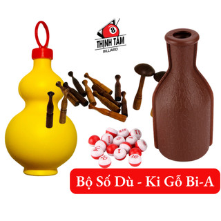 Bộ ki gỗ - bộ số dù bida - hồ lô dành cho clb bi-a