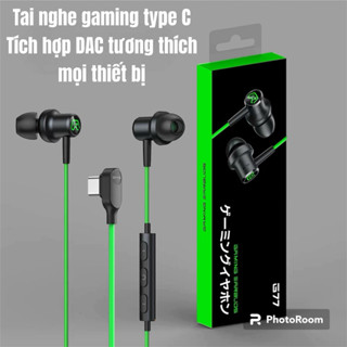 Tai nghe Gaming G77 type C và 3.5, tích hợp DAC tương thích mọi thiết bị, hàng Nhật Bản