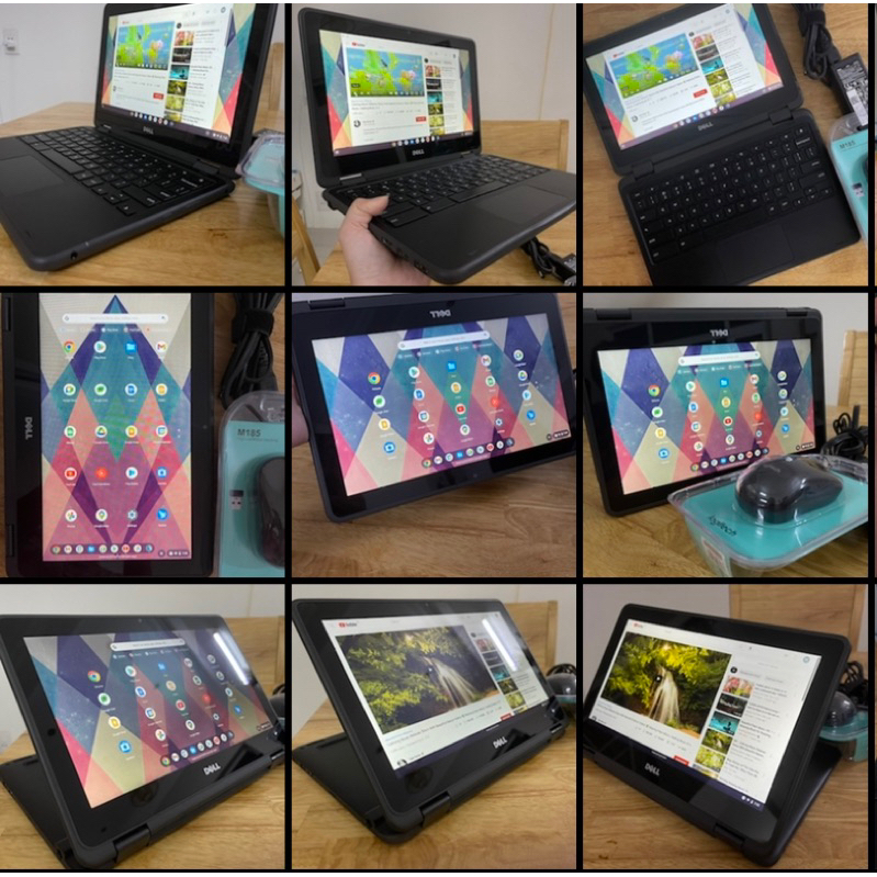 Laptop nhập Mỹ Dell Chromebook 3189 loại 2-in-1 dùng học online