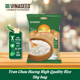 Gạo Vinaseed Trân Châu Hương túi5kg - dẻo mềm thơm ngọt cơm