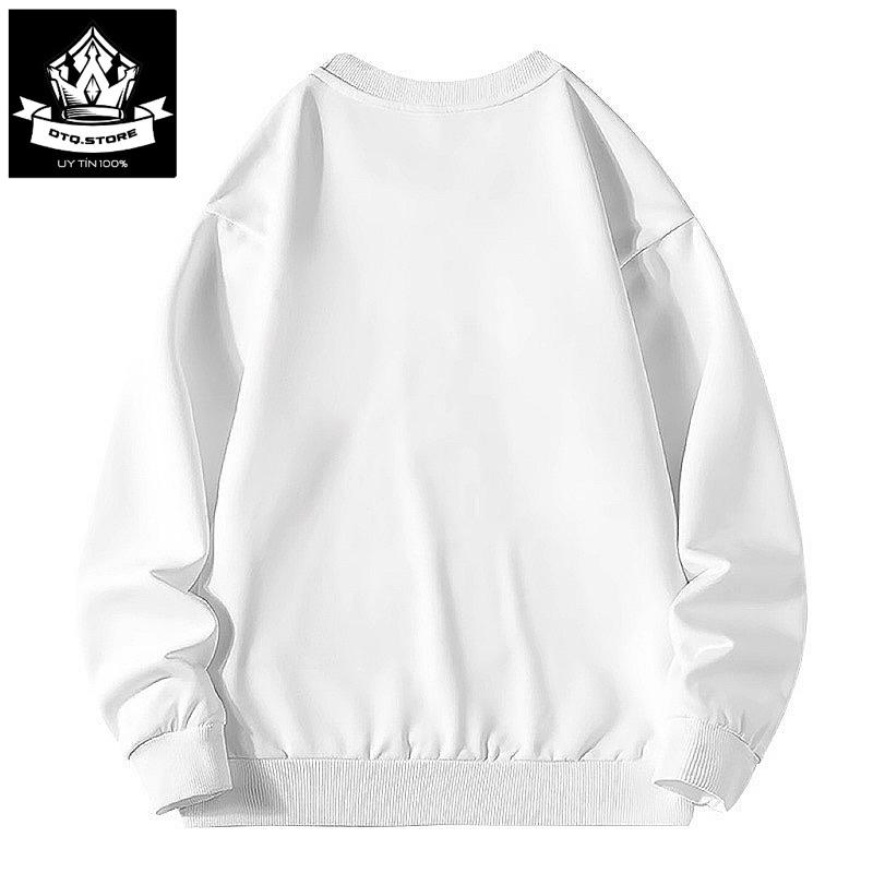 Áo Sweater Nam Nữ Form Rộng Chất Nỉ Cotton, Áo thun dài tay  Cổ Tròn Mẫu Mới Hót Nhất 2023 A5