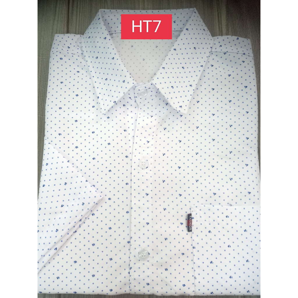 Aó sơ mi nam trung niên tay ngắn , chất vải dày mền, phom rộng , lai ngang, có túi, mặc mát