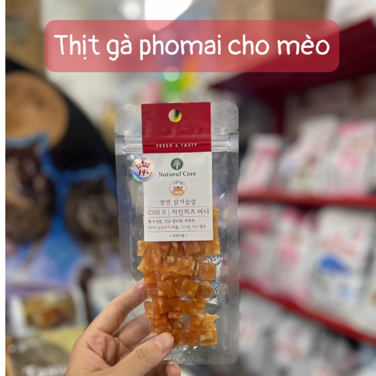 Snack ăn vặt Natural Core cho mèo