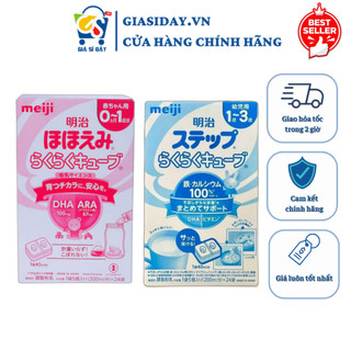Sữa meiji thanh số 0, số 9 nội địa nhật hộp 24 thanh - sữa bột công thức 648g, 672g